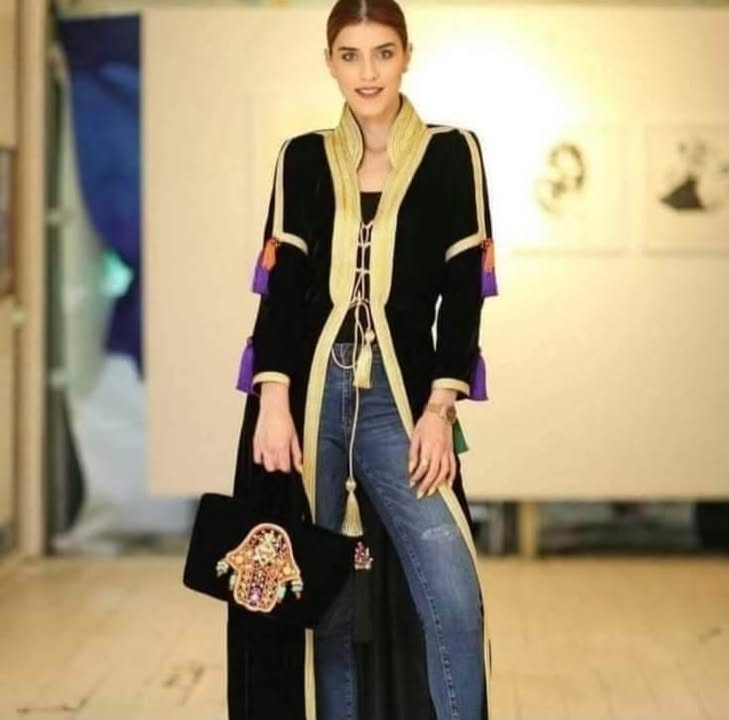 Abaya haute qualité tissu velour de soie