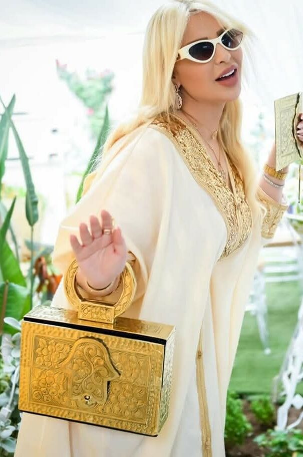 Couffin valise en cuivre